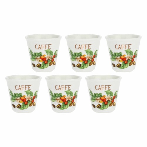 Zestaw 6 kieliszków na likier kawowy Liquorelli - Biały, 75 ml