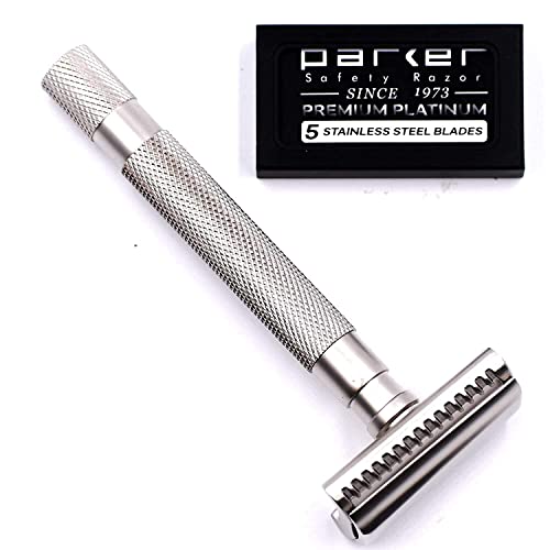 Parker półsmukła maszynka do golenia z satynowym chromem