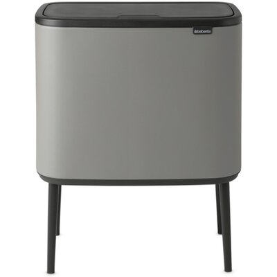 Brabantia Kosz na śmieci Bo Touch Bin 11 l + 23 l mineral concrete grey 127243