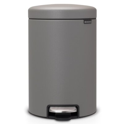 Brabantia Kosz na śmieci pedałowy NewIcon 20l mineral concrete grey 119163