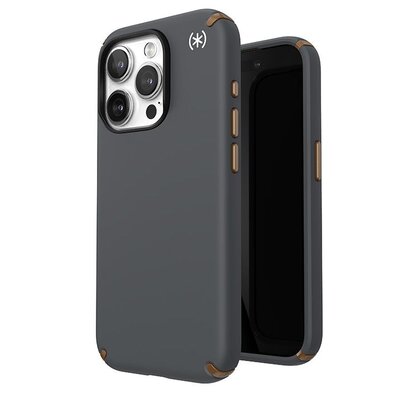 Speck Presidio2 Pro Magsafe - Etui iPhone 15 Pro (Charcoal Grey / Cool Bronze / White)