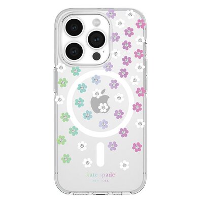 Kate Spade New York Protective MagSafe - Etui iPhone 15 Pro (Scattered Flowers)