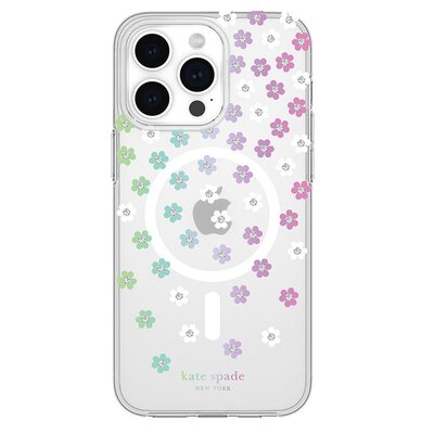 Kate Spade New York Protective MagSafe - Etui iPhone 15 Pro Max (Scattered Flowers)