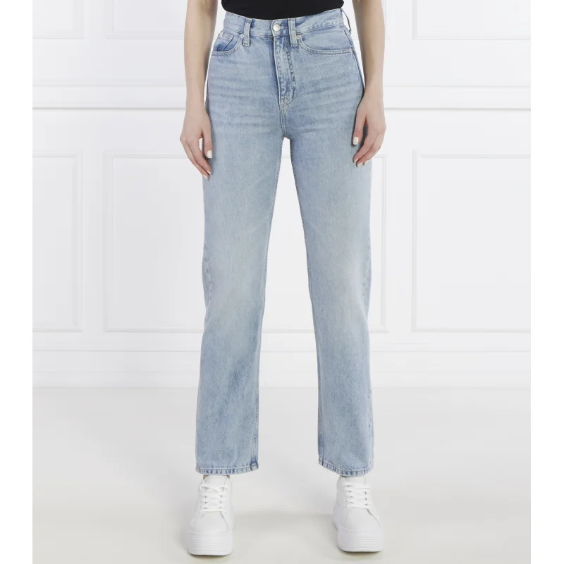 CALVIN KLEIN JEANS Jeansy | Straight fit | high rise