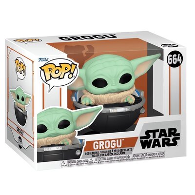 Figurka FUNKO POP Star Wars Mandalorian S9 664 Grogu w/Prama