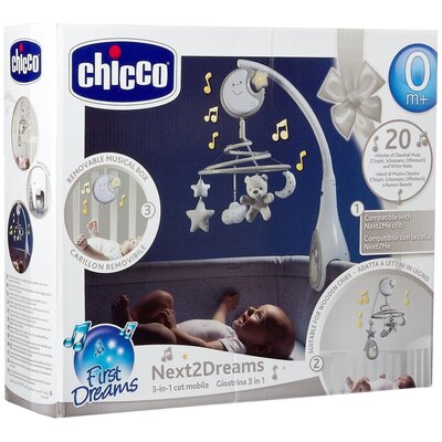 Chicco First Dreams Karuzela na łóżeczko Next2Dreams szara 76270 76270