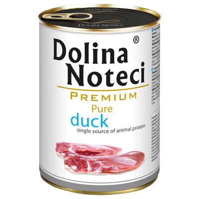 Dolina Noteci Premium Pies Pure Kaczka Puszka 400g
