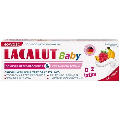 LACALUT Baby Pasta do zębów dla dzieci od 0-2 lat 55ml