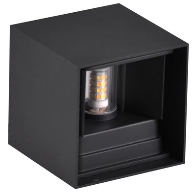 Polux Kinkiet ogrodowy czarny 1X5W G9 KIOTO 318572 SANICO 318572