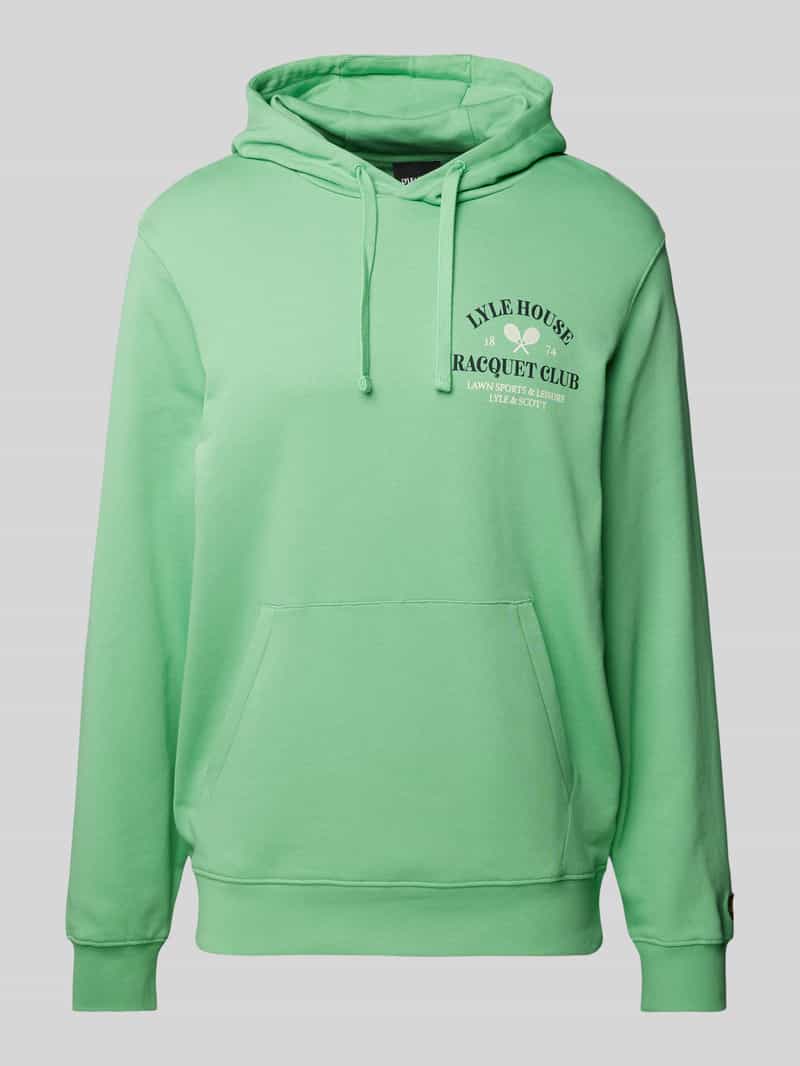Bluza z kapturem i nadrukiem z logo i napisem