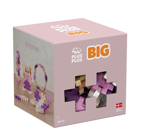 Plus-Plus Big, klocki, zestaw Bloom- 100 elementów