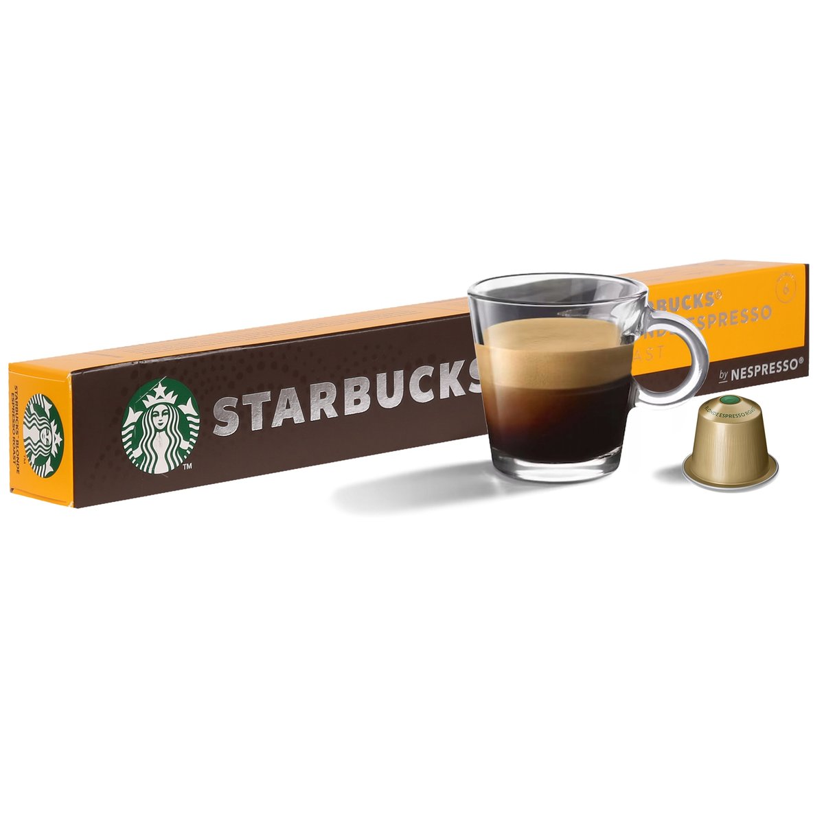 STARBUCKS Kawa w kapsułkach Blonde Espresso Roast, kompatybilna z Nespresso 10 kapsułek