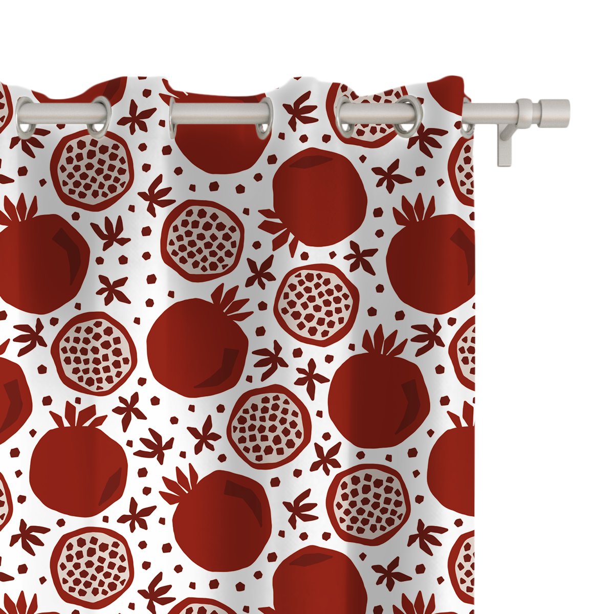 Zasłona SUMMER wzór SM33 | geometryczne granaty 150 x 280 cm tkanina zaciemniająca