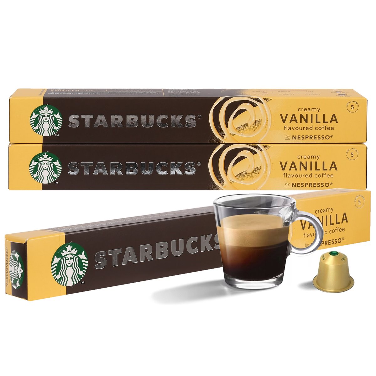 STARBUCKS Kawa w kapsułkach, smak waniliowy Creamy Vanilla 30 kapsułek