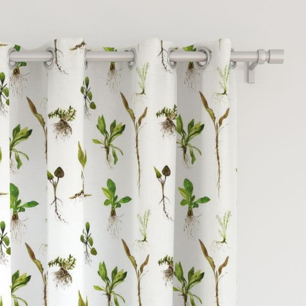 Zasłona SUMMER wzór SM15 | sadzonki 150 x 230 cm tkanina zaciemniająca