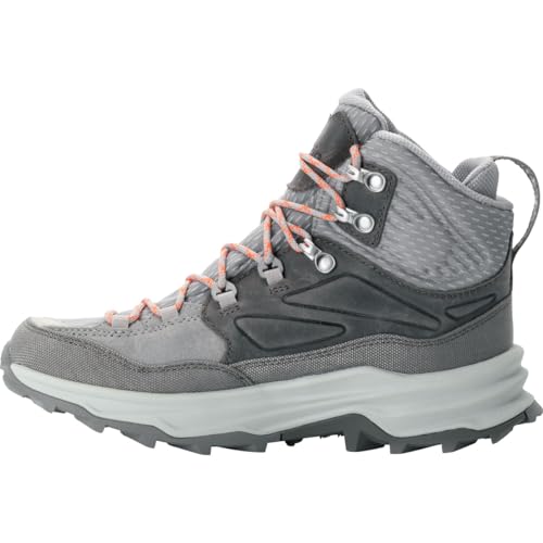Jack Wolfskin Cyrox Texapore Mid W damskie buty trekkingowe, kamyk, 38 EU