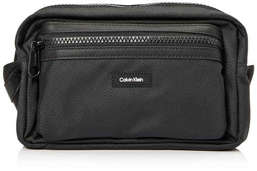 Calvin Klein Męska torba na aparat Essential W/Pckt Crossover, Ck czarna, Ck czarny, Rozmiar Uniwersalny