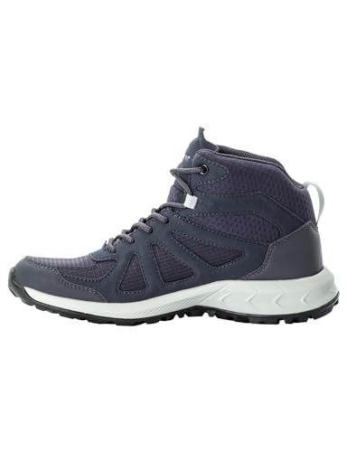 Jack Wolfskin Woodland 2 Texapore Mid W damskie buty trekkingowe, szary (Graphite), 40.5 EU