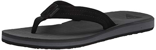 Quiksilver Carver Nubuck M klapki męskie, Szarość 1, 40.5 EU