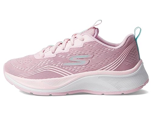 Skechers Sneakersy dziewczęce, jasnoróżowe siateczki/miętowe wykończenie, 37 EU, Jasnoróżowe siateczkowe miętowe wykończenie, 37.5 EU