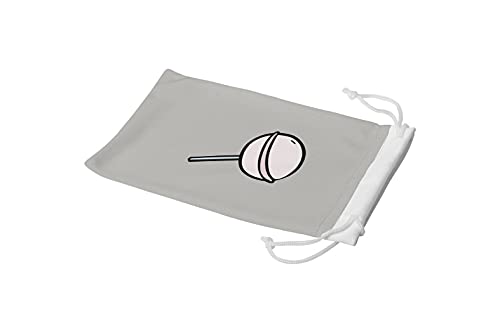 Bonamaison Etui na okulary z cyfrowym nadrukiem, etui na okulary przeciwsłoneczne, 100% bawełna, miękkie i smukłe, ochronne etui na okulary z zamknięciem na sznurek, 1 sztuka, 11 x 19 cm