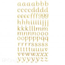 Dalprint Naklejki brokatowe alfabet 90szt