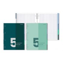 Top-2000 Kołozeszyt A5/100K kratka (5szt) TOP2000