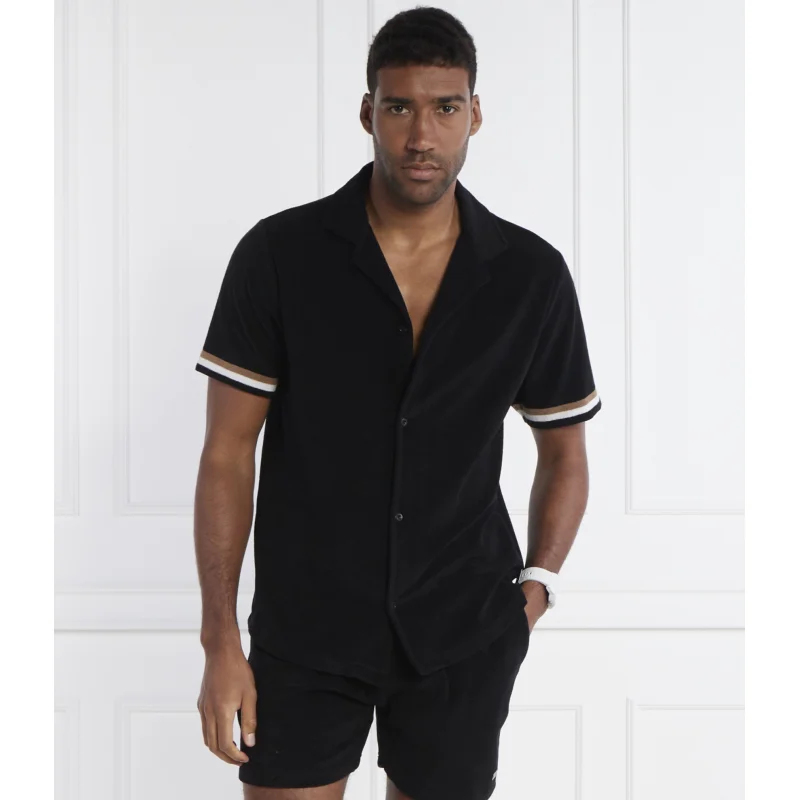 BOSS BLACK Koszula Beach Shirt Terry | Relaxed fit