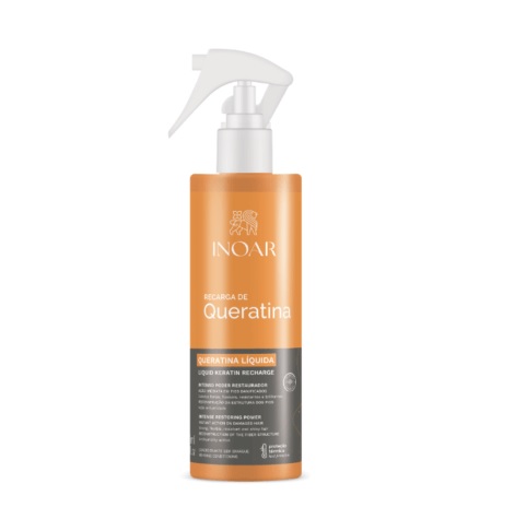 INOAR Queratina Liquida, odżywka odbudowująca do włosów w sprayu bez spłukiwania, 200ml