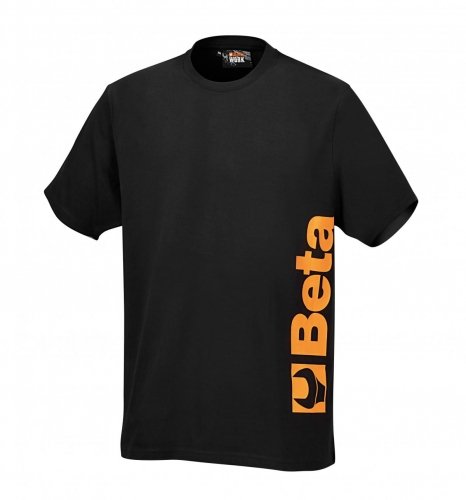 T-SHIRT BAWEŁNA CZARNY 7549N XS