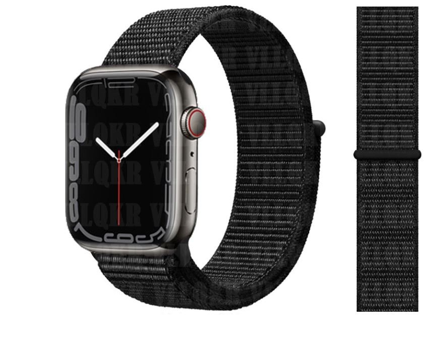 Pasek do Apple Watch Nike Sport Tkanina Nylon 38/40 mm Czarny