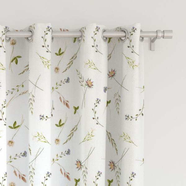 Zasłona SUMMER wzór SM05 | koniczyna 150 x 280 cm tkanina zaciemniająca