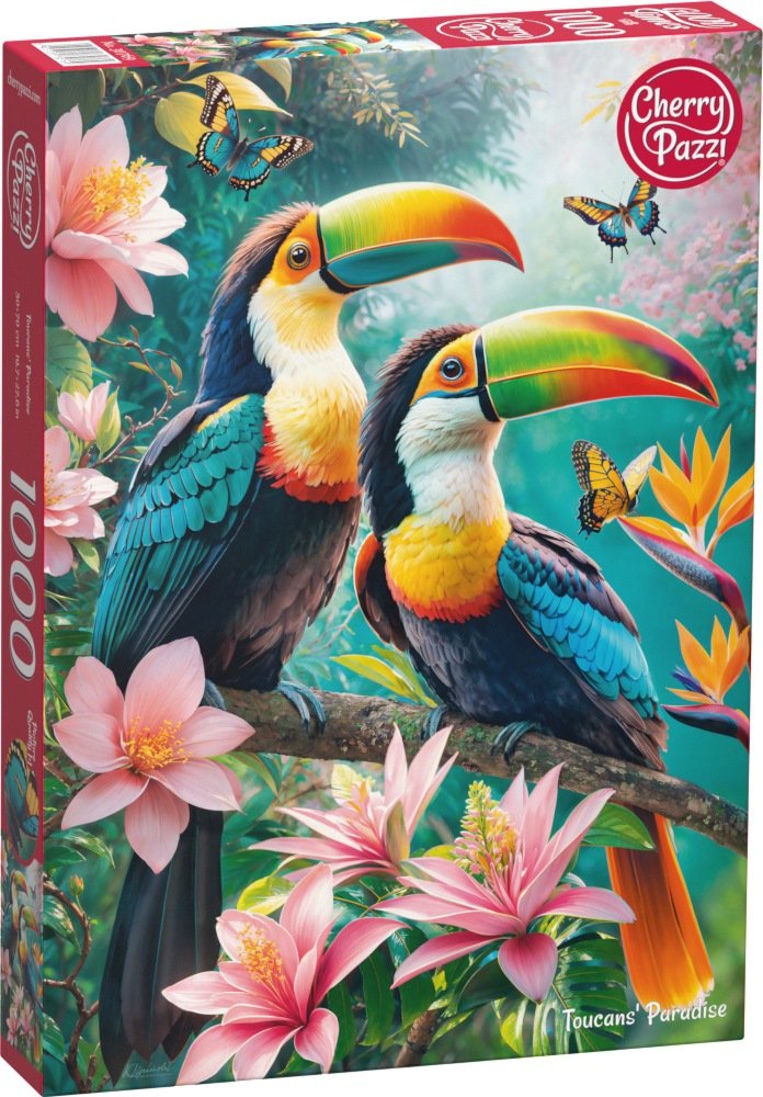 puzzle 1000 cherrypazzi toucans  paradise 30769