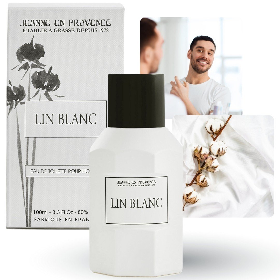 Jeanne en Provence - Lin Blanc perfum dla mężczyzn zapach piżmowy, kwiatowy 100ml