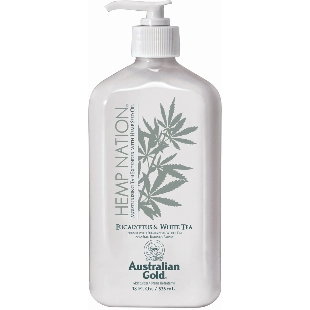 Australian Gold, Hemp Nation Eucalyptus & White Tea, Balsam do ciała, 535ml