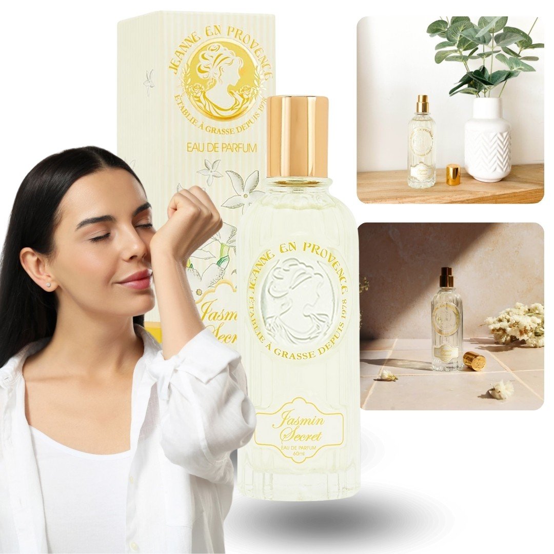 Jeanne en Provence - Jasmin Secret perfum dla kobiet, świeży zapach, kwiat jaśminu 60m