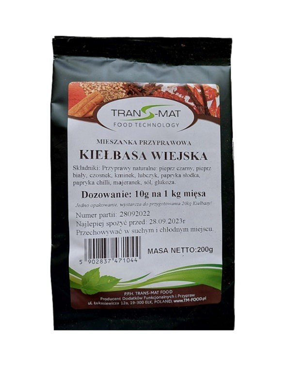 Mieszanka przyprawowa Kiełbasa Wiejska 200 g Trans-Mat