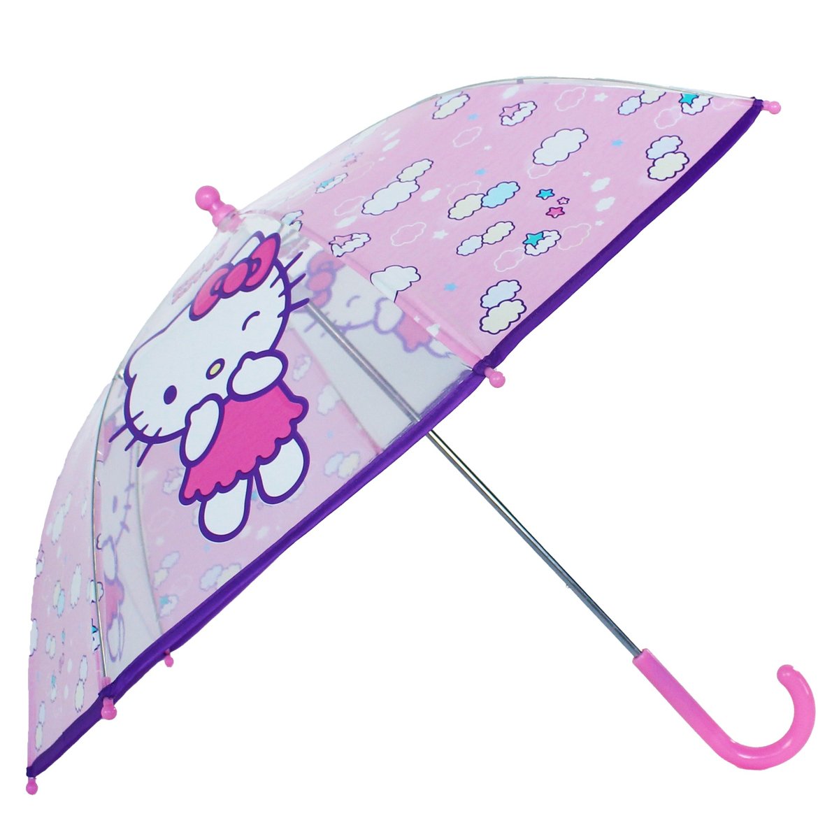 DZIECIĘCA PARASOLKA HELLO KITTY Ø 67 cm PARASOL Przeźroczysta