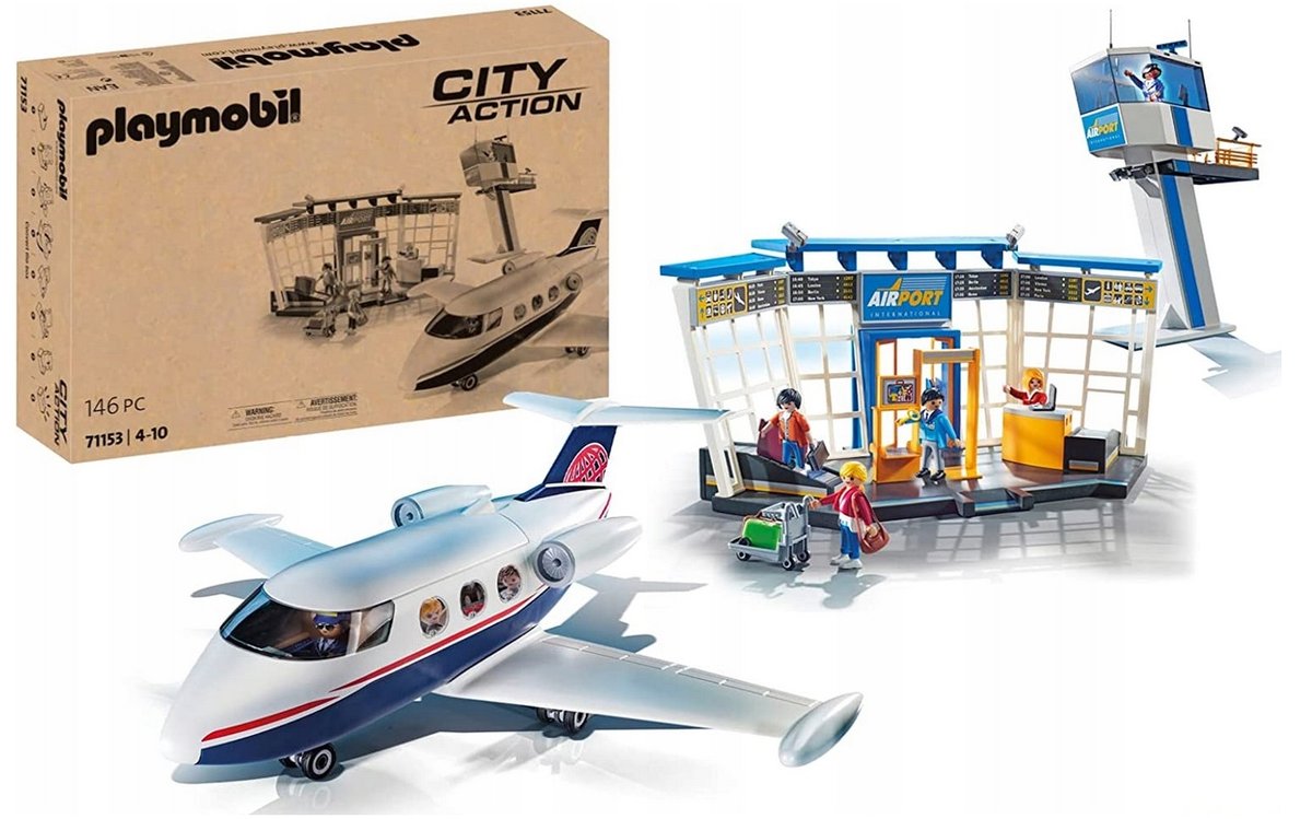 Zestaw Playmobil 71153 Lotnisko z samolotem 146 el.