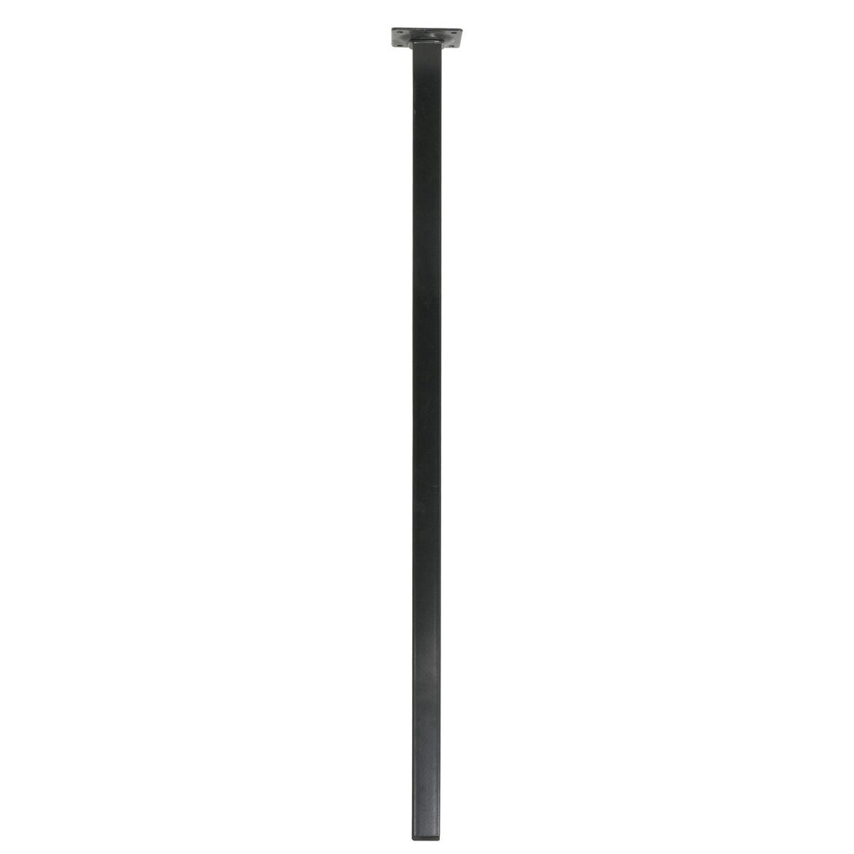 Stalowa kwadratowa noga meblowa 70cm w kolorze czarnym, Model 3, hiszpańskiej firmy Amig.