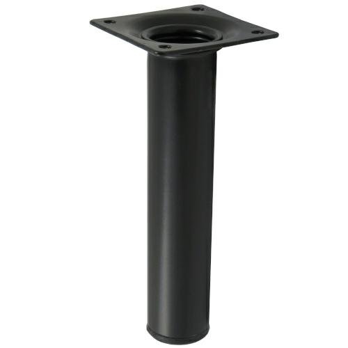 Noga meblowa okrągła stalowa Czarna 30x150mm Mod.4