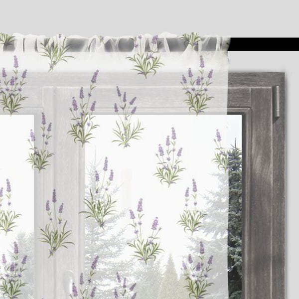 Firana SUMMER wzór SM14 | lawenda 140 x 150 cm