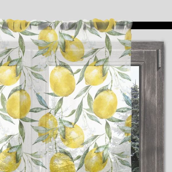 Firana SUMMER wzór SM10 | cytryny 140 x 230 cm
