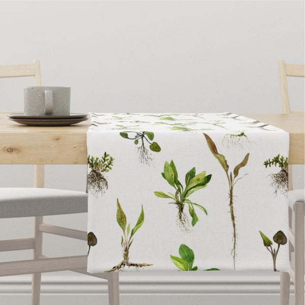 Bieżnik SUMMER wzór SM15 sadzonki 40 x 220 cm