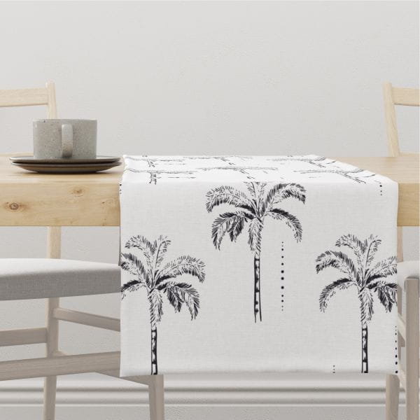 Bieżnik SUMMER wzór SM04 palmy boho 40 x 180 cm