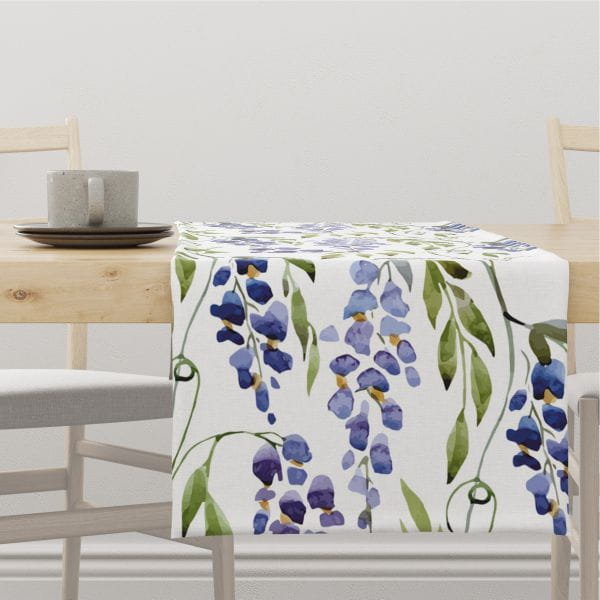 Bieżnik SUMMER wzór SM09 wisteria 40 x 140 cm