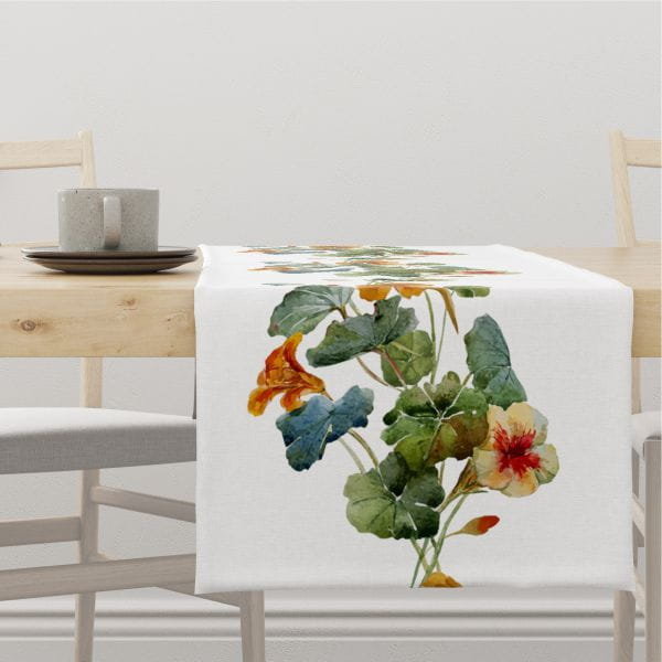 Bieżnik SUMMER wzór SM07 nasturcje 40 x 140 cm