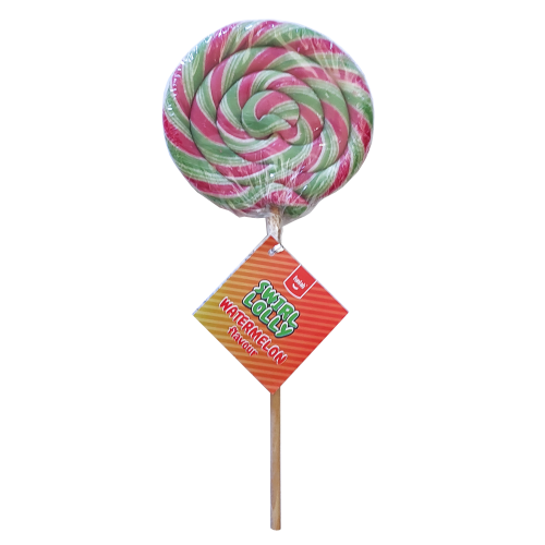 Lizak okrągły Swirl Lolly Watermelon 80g Funlab