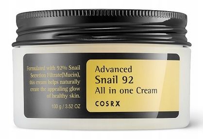 ﻿Krem do twarzy COSRX Advanced Snail 92 All in one, śluz ślimaka 100g