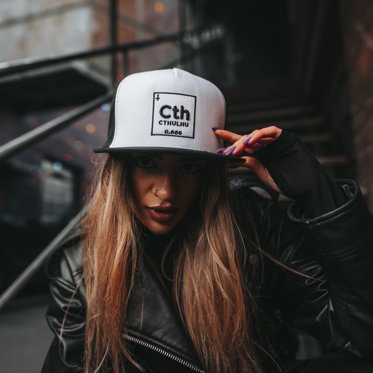 Czapka z Daszkiem Holy Blvk Cthulhu Trucker